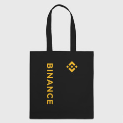 Шоппер 3D Бинанс лого карбон Binance logo