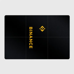 Магнитный плакат 3Х2 Бинанс лого карбон Binance logo