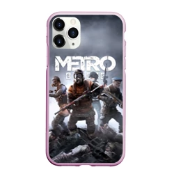 Чехол для iPhone 11 Pro Max матовый Метро исход Артём ,ядерная зима Metro Exodus