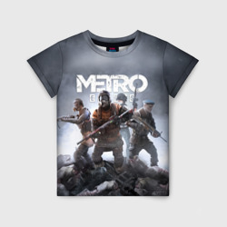 Детская футболка 3D Метро исход Артём ,ядерная зима Metro Exodus