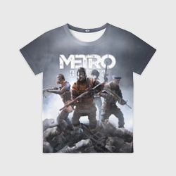 Детская футболка 3D Метро исход Артём ,ядерная зима Metro Exodus