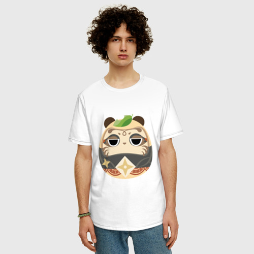 Мужская футболка хлопок Oversize с принтом САЮ | SAYU | GENSHIN IMPACT, фото на моделе #1