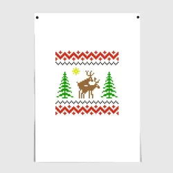 Постер Олени sexy - ugly sweater