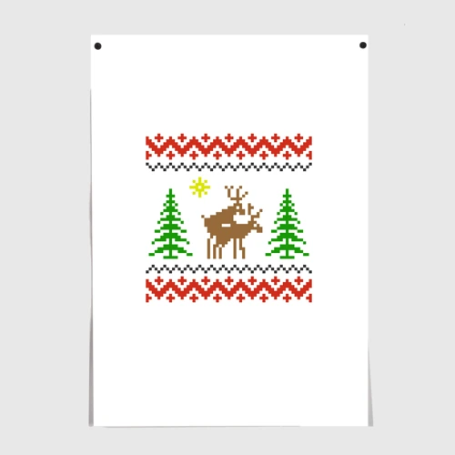 Постер Олени sexy - ugly sweater