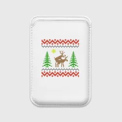 Картхолдер Magsafe магнитный Олени sexy - ugly sweater