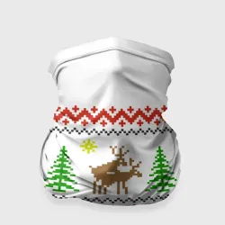 Бандана-труба 3D Олени sexy - ugly sweater