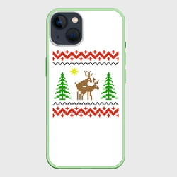 Чехол для iPhone 14 Олени sexy - ugly sweater