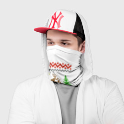 Бандана-труба 3D Олени sexy - ugly sweater - фото 2