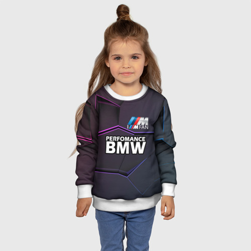 Детский свитшот 3D с принтом BMW Perfomance, фото #4