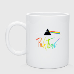 Кружка керамическая Pink Floyd color logo