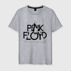 Мужская футболка хлопок Pink Floyd logo Пинк флойд