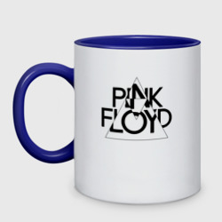 Кружка двухцветная Pink Floyd logo Пинк флойд