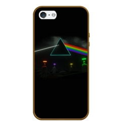 Чехол для iPhone 5/5S матовый Пинк флойд Pink Floyd logo