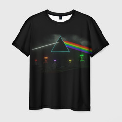 Мужская футболка 3D Пинк флойд Pink Floyd logo