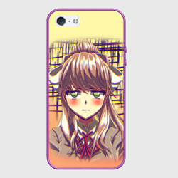 Чехол для iPhone 5/5S матовый Game Doki Doki Literature Club