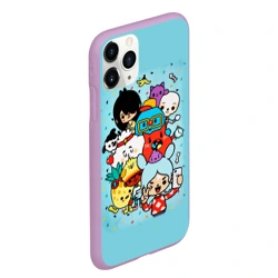 Чехол для iPhone 11 Pro Max матовый Toca Boca Тока бока персонажи из игры - фото 2