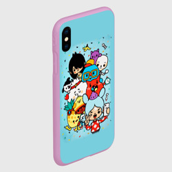 Чехол для iPhone XS Max матовый Toca Boca Тока бока персонажи из игры - фото 2