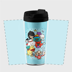 Термокружка-непроливайка Toca Boca Тока бока персонажи из игры - фото 2
