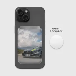 Картхолдер Magsafe магнитный Mercedes V8 Biturbo Racing Team AMG - фото 2