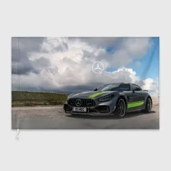 Флаг 3D Mercedes V8 Biturbo Racing Team AMG