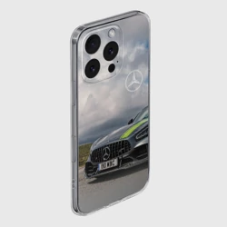 Чехол для iPhone 16 Pro силиконовый с защитой камеры Mercedes V8 Biturbo Racing Team AMG - фото 2
