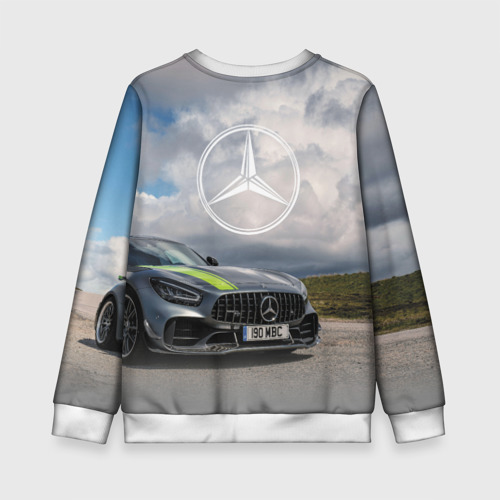 Детский свитшот 3D Mercedes V8 Biturbo Racing Team AMG, цвет 3D печать - фото 2