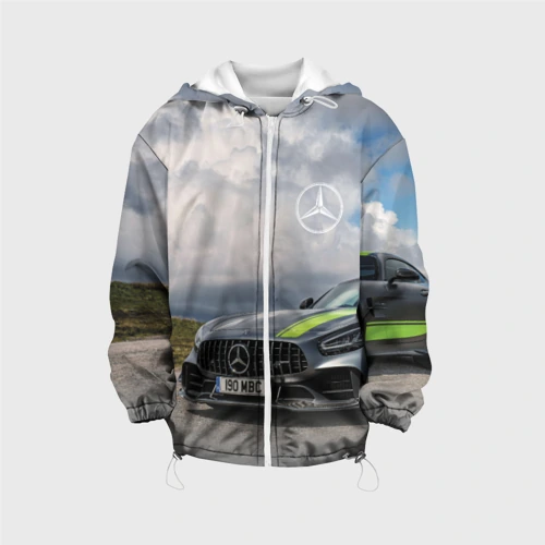 Детская куртка 3D Mercedes V8 Biturbo Racing Team AMG