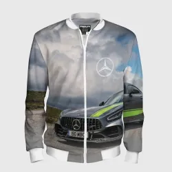 Мужской бомбер 3D Mercedes V8 Biturbo Racing Team AMG