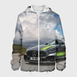 Мужская куртка 3D Mercedes V8 Biturbo Racing Team AMG