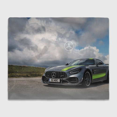 Плед 3D Mercedes V8 Biturbo Racing Team AMG