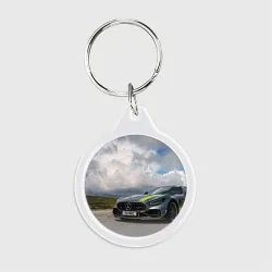 Брелок круглый Mercedes V8 Biturbo Racing Team AMG