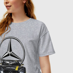 Женская футболка хлопок Oversize Легендарная гоночная мировая команда - фото 2