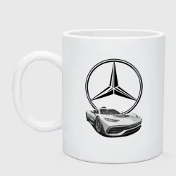 Кружка керамическая Mercedes - команда победителей!
