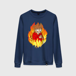 Женский свитшот хлопок Tord Eddsworld