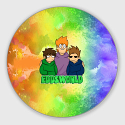 Круглый коврик для мышки Eddsworld 3