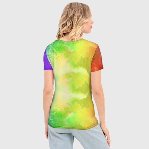 Женская футболка 3D Slim Eddsworld 3, цвет 3D печать - фото 4