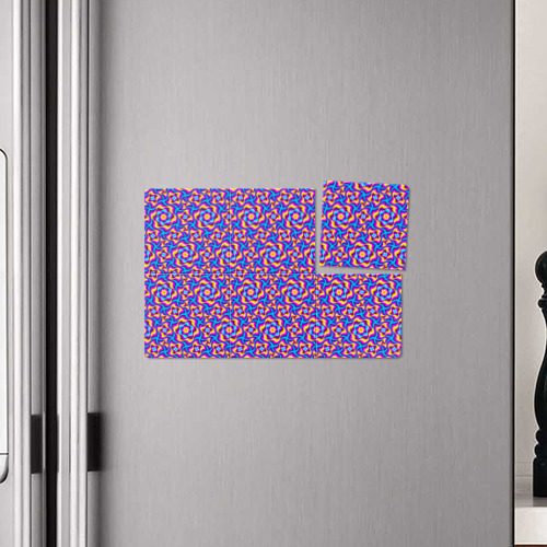 Магнитный плакат 3Х2 Красочный фон с цветами - фото 4