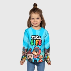 Детский лонгслив 3D Тока бока Герои игры Toca Boca hero - фото 2