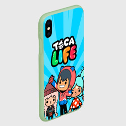 Чехол для iPhone XS Max матовый Тока бока Герои игры Toca Boca hero - фото 2