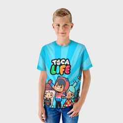 Детская футболка 3D Тока бока Герои игры Toca Boca hero - фото 2