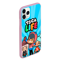 Чехол для iPhone 11 Pro Max матовый Тока бока Герои игры Toca Boca hero - фото 2