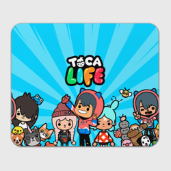 Прямоугольный коврик для мышки Тока бока Герои игры Toca Boca hero