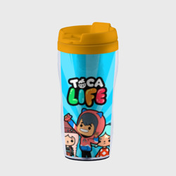 Термокружка-непроливайка Тока бока Герои игры Toca Boca hero