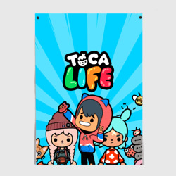 Постер Тока бока Герои игры Toca Boca hero