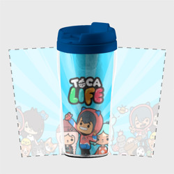 Термокружка-непроливайка Тока бока Герои игры Toca Boca hero - фото 2
