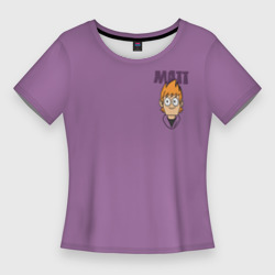 Женская футболка 3D Slim Мэтт