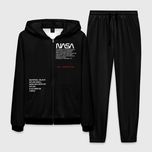 Мужской костюм 3D NASA fall winter 1990