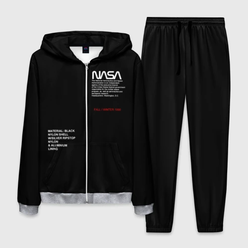 Мужской костюм 3D NASA fall winter 1990