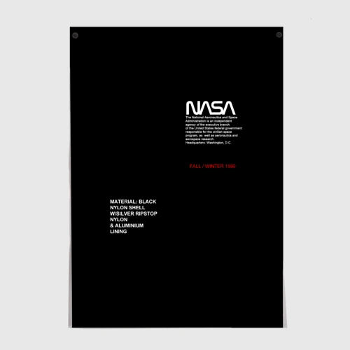 Постер NASA fall winter 1990