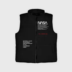Детский жилет утепленный 3D NASA fall winter 1990